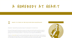 Desktop Screenshot of ahomebodyatheart.com