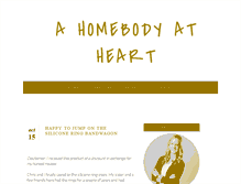 Tablet Screenshot of ahomebodyatheart.com